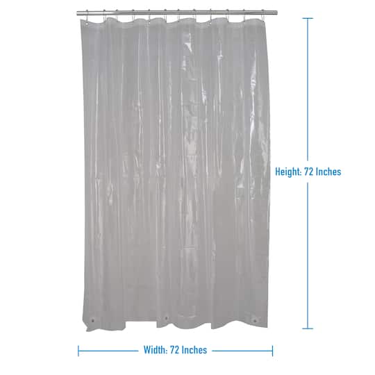 Bath Bliss 2 Piece Heavy Weight Shower Liner